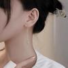 2023 High-End 925 Silver Long Tassel Earrings with Hetian Jade - Summer Drop Earring Accessories for Women