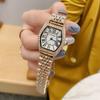 Wine Barrel Fashion Watch Female Student Simple Roman Scale Diamond-Encrusted Women'S Watch Temperament