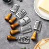 Portable Steel Cheese Shredding Gadget Multipurpose Vegetable Grater Essential Kitchens Tool With Nonslip Wood Handle