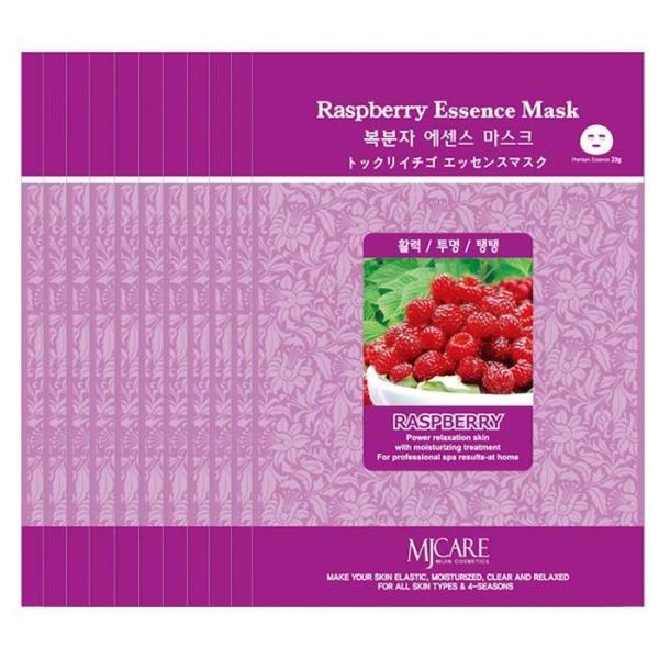 [100 sheets] Bokbunja Skin Firming Vitality Transparent Essence Mask Pack (6514354A) basic