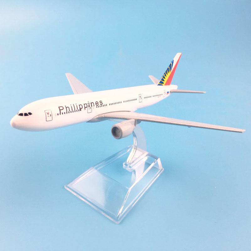 1/400 Scale 16cm Philippines Boeing 777 Aircraft Model Planel Airplane Diecast Metal Planes
