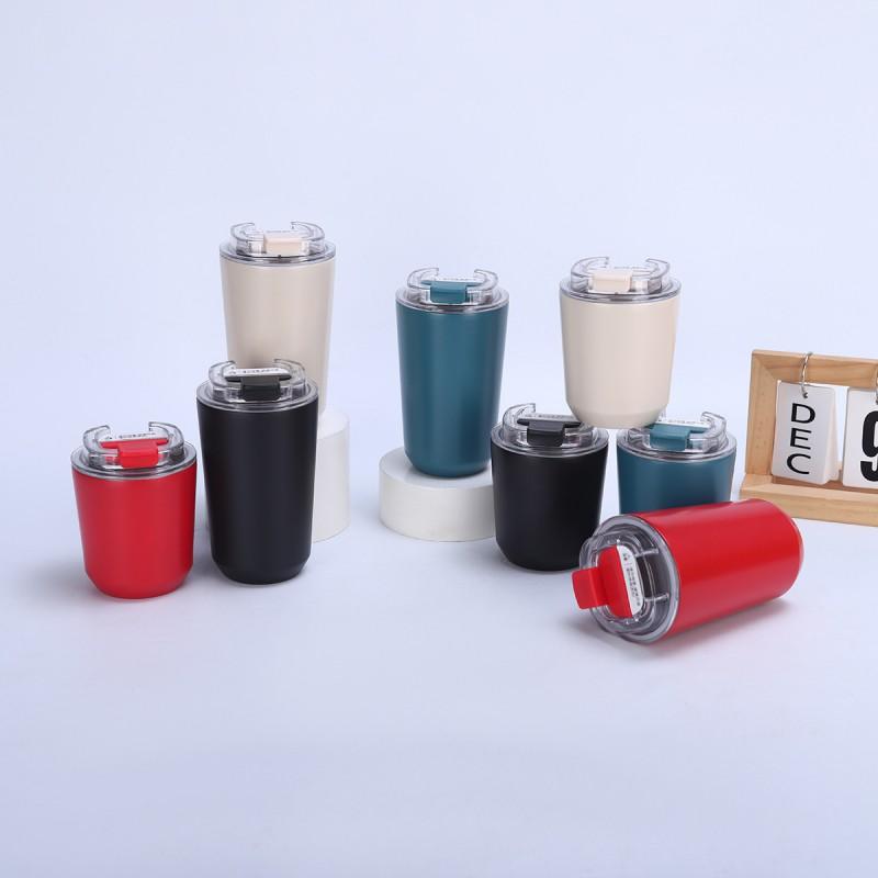 Stainless Steel Vacuum Insulated Travel Mug 280ml 380ml Leakproof Office Car Cup Men Women Students