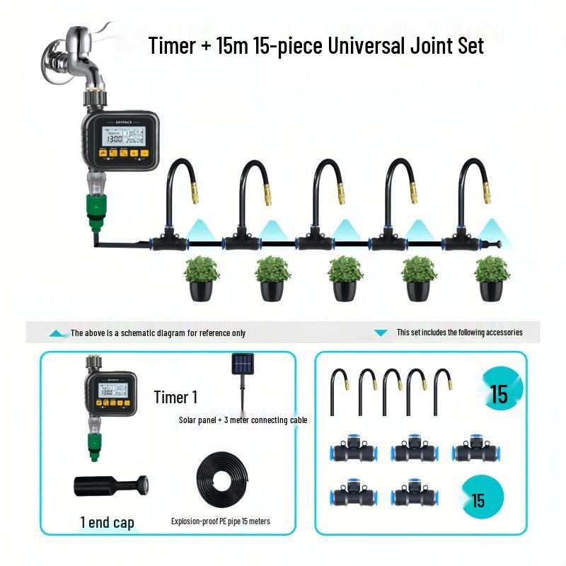 Intelligentes WiFi Gartenbewässerungssystem: Einkanal-/Zweikanal-Fernbedienungstimer mit USB5V-Stromversorgung