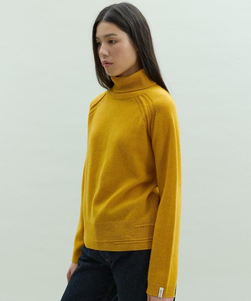 Dito Wool 100 Turtleneck [Yellow]