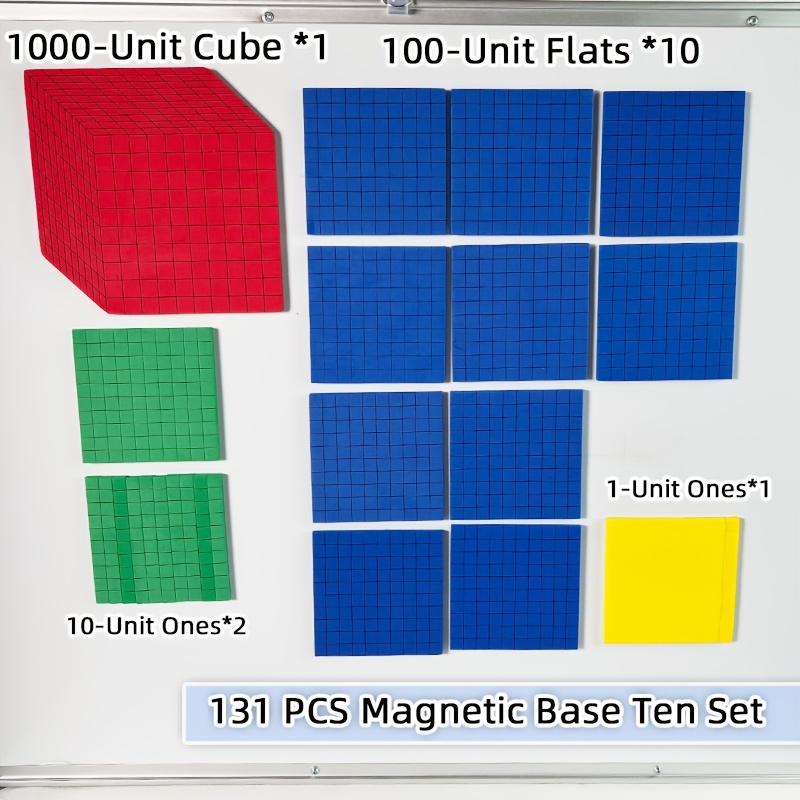131PCS /set EVA Foam Magnetic Decimal Teaching Aid Set - Bit Value Teaching Tool for Mathematics Education