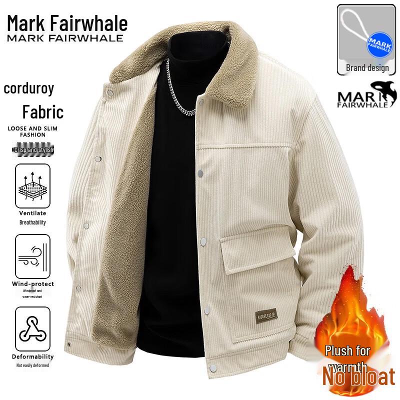 Mark Huafei Men's Casual Lapel Jacket