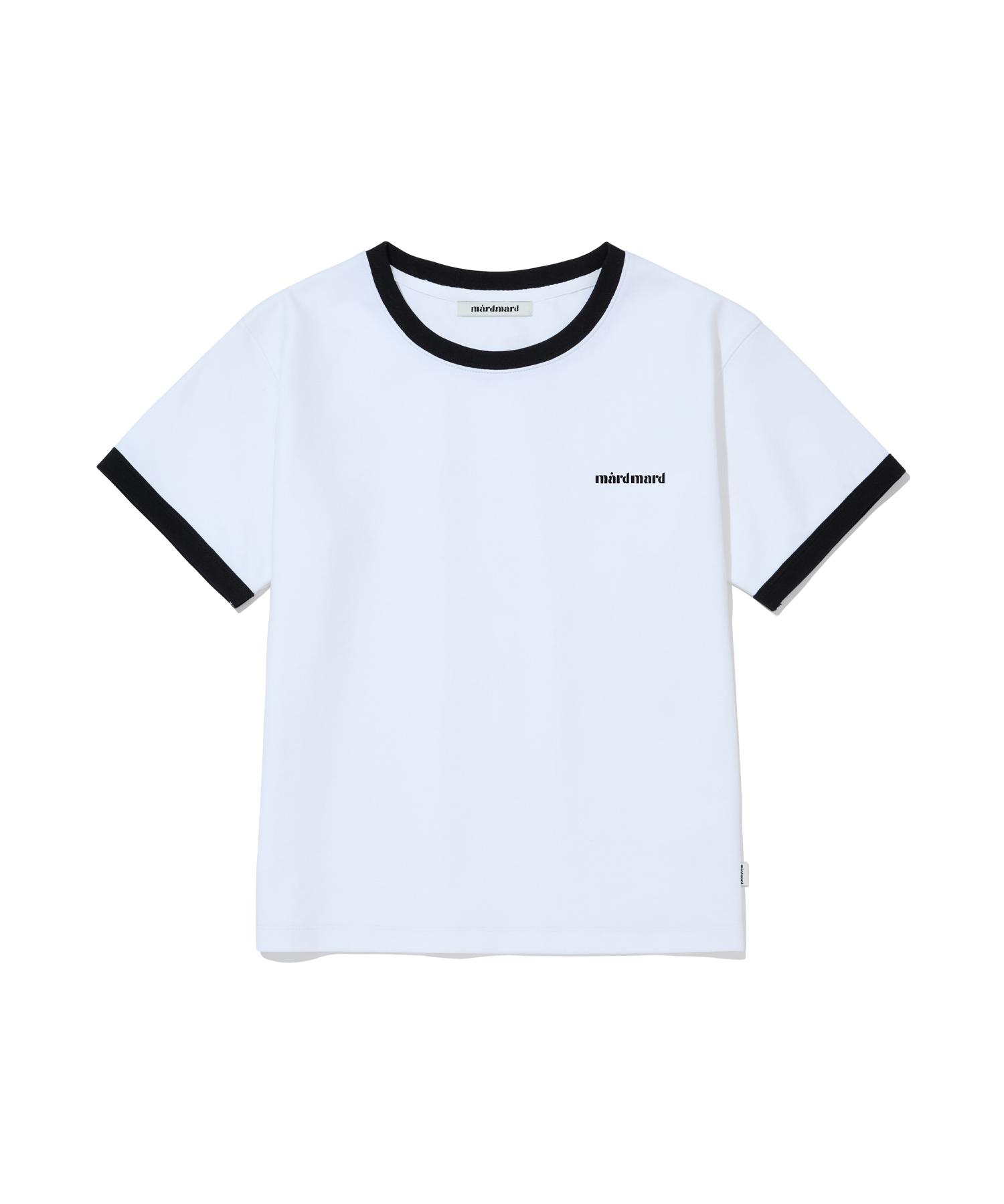 Mad Mad Ribbinger Crop T-Shirt - White White/F