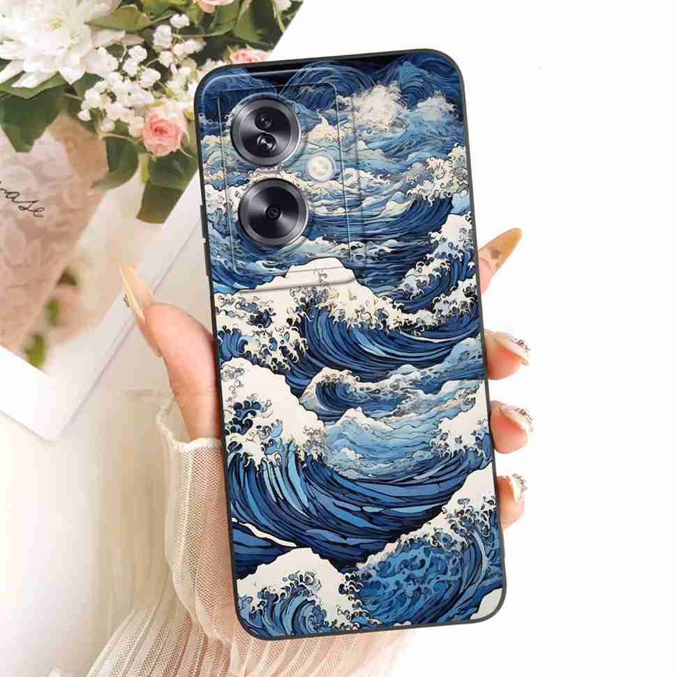 For Oppo A79 5G Case Cartoon Cat Retro Style Silicone Cover For Oppo A79 CPH2553 CPH2557 Shockproof Phone Cases Bumper