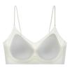 Thin Cool Seamless Underwear Women's Small Breasts Gather Thin Shoulder Straps To Prevent Sagging and Close Secondary Breasts, No Steel Ring