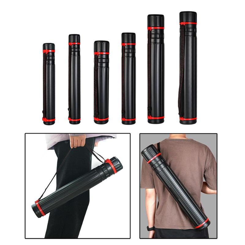 Telescoping Art Transport Tube Easy To Store Multipurpose Retractable Drawing Cylinder for Maps Canvas Traveling Designers