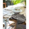 Set of 3 "Gaïa" Napkins 40 X 40 Cm "Cotton Gauze" - Gaïa Granit