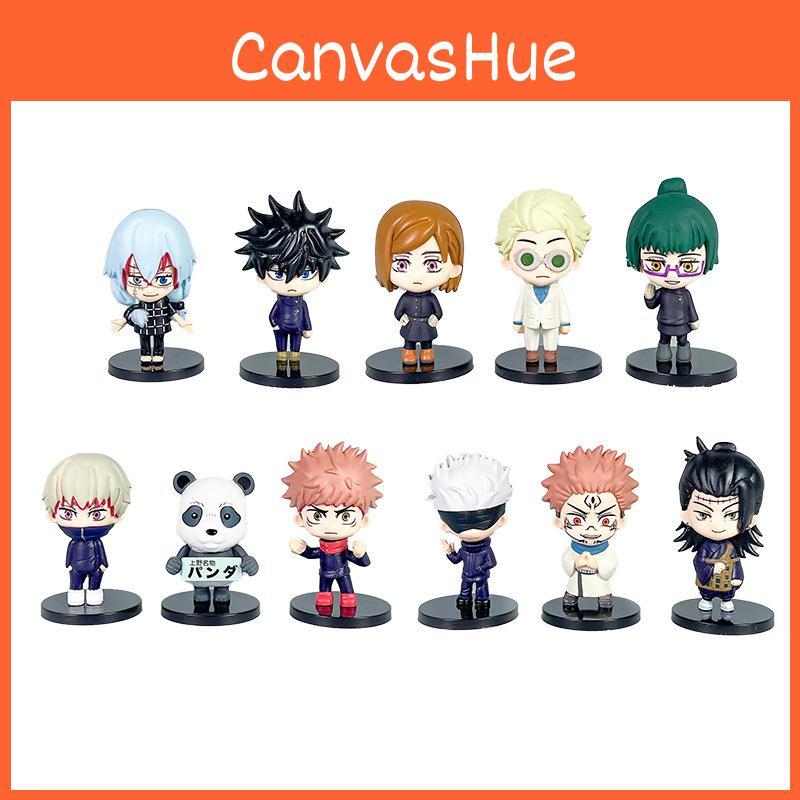 Kaisen Itadori Jujutsu Yuji Fushiguro Megumi Pvc Model Set For Anime Enthusiasts