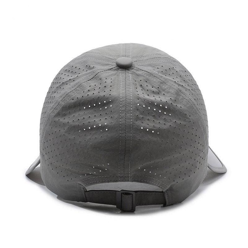 Long Wide Brim Sunscreen Baseball Cap Women Outdoor Golf Cap Summer Thin Quick-Drying Retractable Sunshade Cap for Men