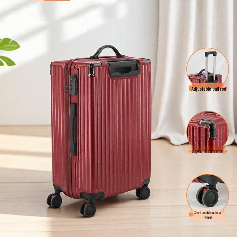 OLOMM Zipper Travel Suitcase