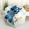 Stitch,Scrump Fully Automatic Themed Umbrella - 8 Ribs Durable Iron Frame, Tri-fold Compact Design, Perfect As a Gift, Travel Umbrella, Unis
