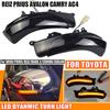 Left & Right Dynamic Led Side Wing Mirrors Turn Signal Light Indicator Lamp for Toyota iQ Camry Prius Prius+ Crown Mark X Avalon