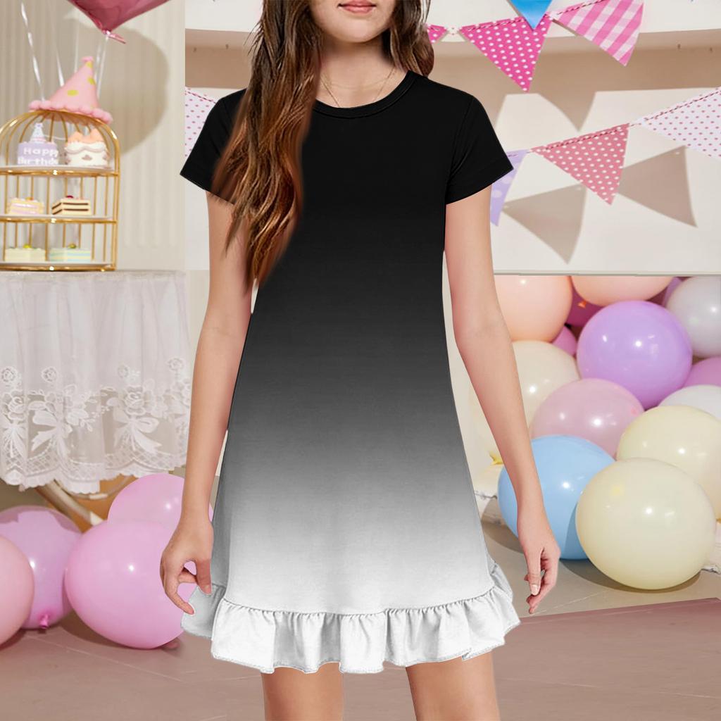 Girls' Pocket Dress - Short Sleeve Loungewear