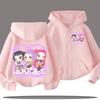 2025 Hot Funny Zip Up Sweatshirts Kpop Demon Hunters Hoodie Children Clothes Kid Girl Boy Sweatshirt Zipper Hoody Casual Top