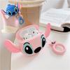 Cute Cartoon Stitch Airpods Pro2 Case Soft Silicone Protective Cover For Apple Bluetooth Earphones Adorable Shell For Women