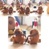 Charming Miniature Capybara Plush Toy Keychain 14cm Perfect For Holiday Cheer