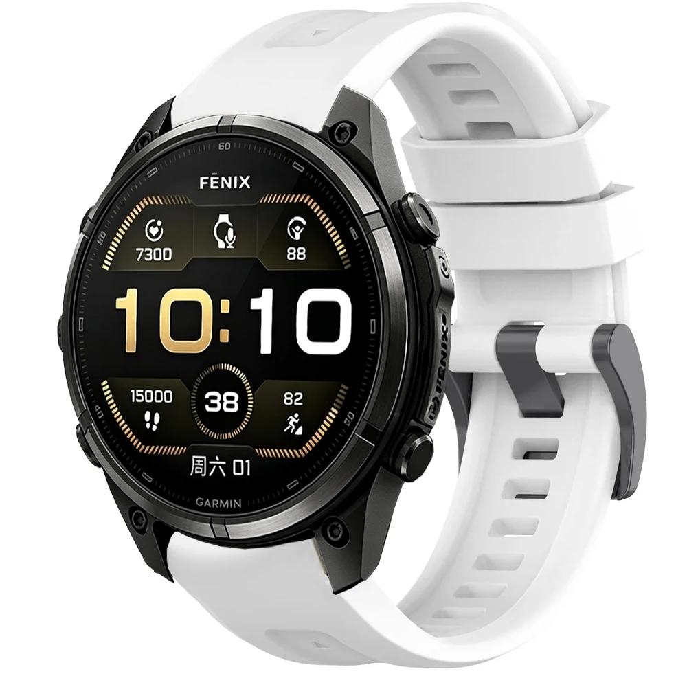 Quick Fit 26mm 22mm 20mm Silicone Band for Garmin Garmin Fenix 9 9 Pro 51mm 47mm 43mm Bracelet Garmin Instinct 3 50mm 45mm Strap