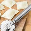 New Stainless Steel Pastry Roller Edge Sealing Double-Sided Embossing Knife Rolling Lace Cutting Knife Pastry Making
