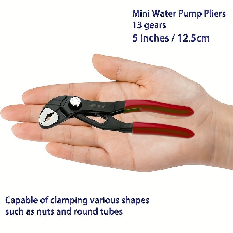 1PC Small Space Mini Water Pump Pliers, Auto Repair Multi-functional Small Wrench, Nut Round Tube Universal Wrench 13 Gears Adjustable