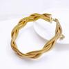 Vintage Short Collar Necklace Weak Elastic Collarbone Plated 18K Gold