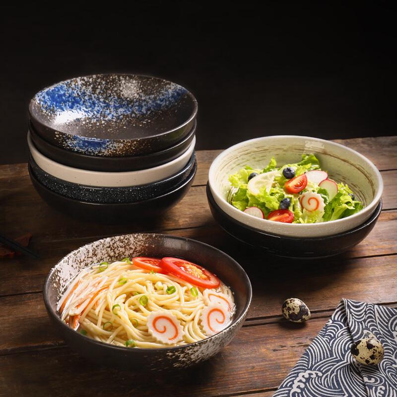 Japanese Style Ceramic Deep Dish Set