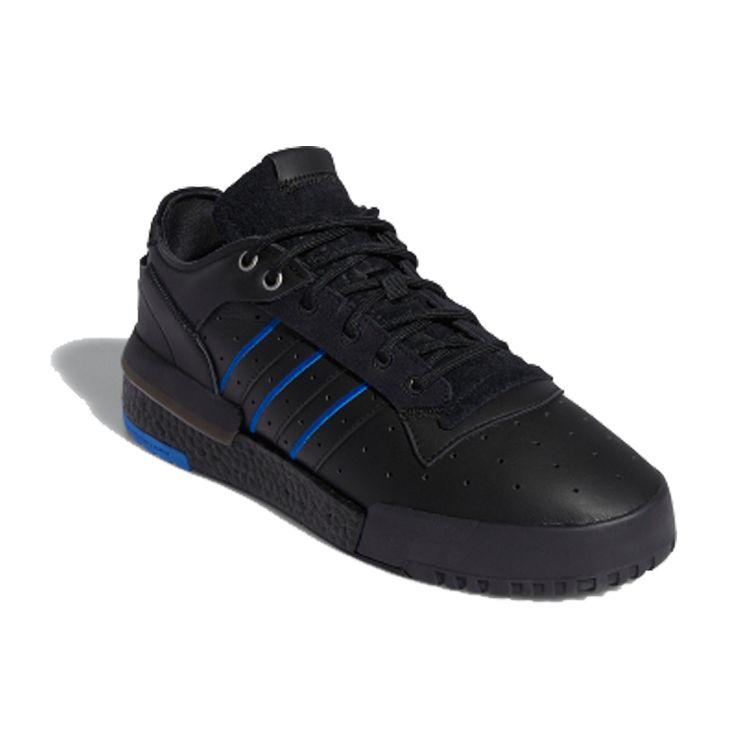 Adidas Originals Rivalry Rm Low Non-Slip Shock Absorption Low-Top Skate Shoes Men Sneakers Black Blue EF6438