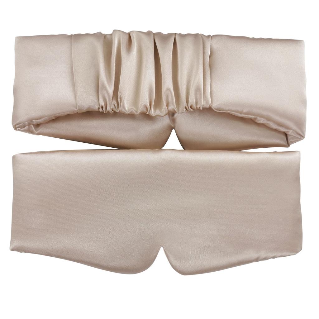 Silk Satin Sleep Mask Comfortable Sleeping Eye Mask Eyeshade Cover Shade Eyes Relax Enlarged Eye Patch Women Men Sleep Health