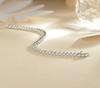 FANCIME Tennis Bracelet for Men and 48 Moissanite Round Sterling Brand or any other Women, 17cm, 2.8mm Wide, Stones, Cut, Silver, Unisex, Name, Gift,
