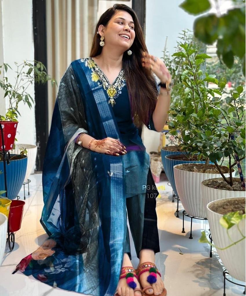 Bollywood Salwar Kameez Salwar Suit Top Tunic Party Wear Indian Pakistani Kurti Ethnic