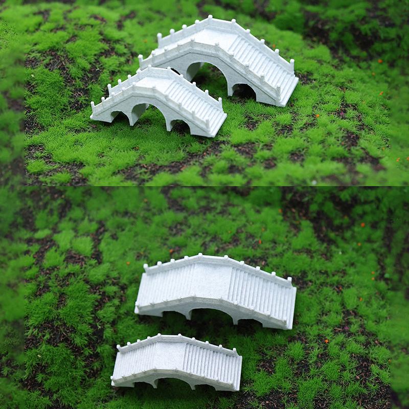 1/12 Dollhouse Simulation Arch Bridge Model Dollhouse Outdoor Garden Park Landscape Ornament Doll House Decor Accessories
