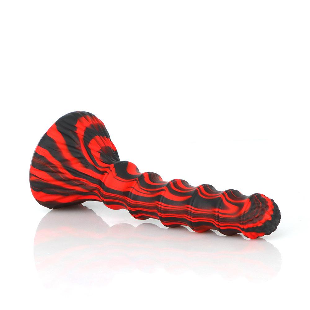 Spring Bamboo Shoot Shaped Liquid Silicone Soft Simulation Large Dildo Alternative Anal Plug Anal Dilation Masturbation Adult Product