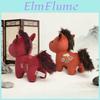Horse Zodiac Year Plush Toy With Polyester Fiber Filling For Chinese New Year Gift