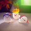 Resin Crafts Halloween Luminous Ghost Figurines Cartoon Micro Landscape Decorations  Ghost Festival