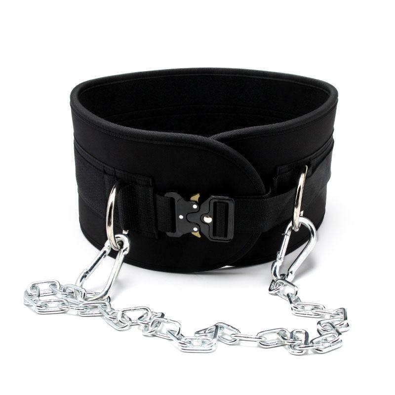 Weighted Fitness Belt for Pull-Ups & Squats with Thick Chain