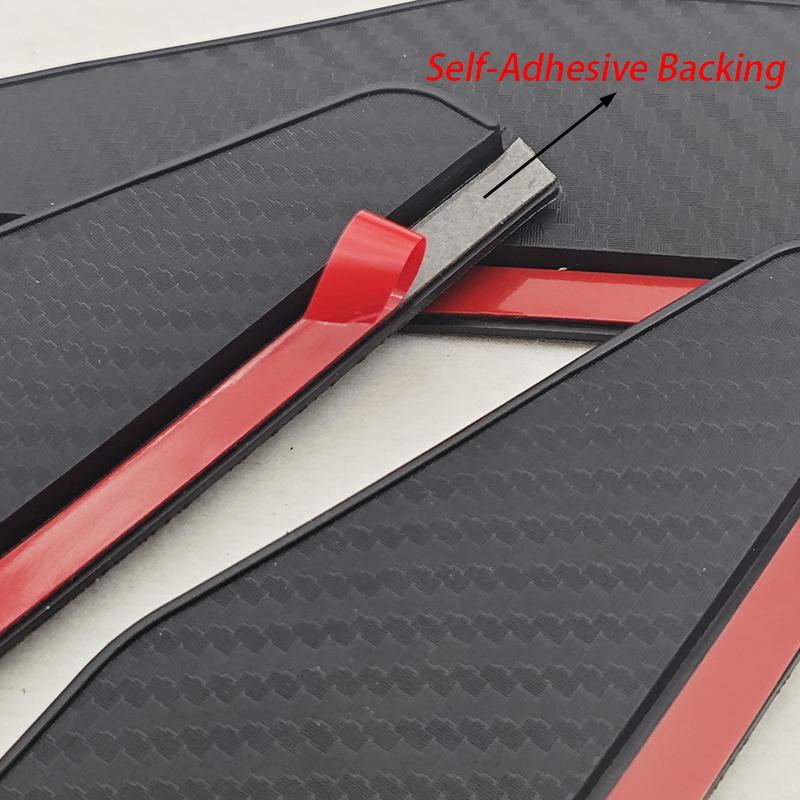 2pcs Car Rearview Mirror Rain Eyebrow Carbon Fiber Rain Shield Sun Shade Clear Vision Protector For Auto Mirror Accessories