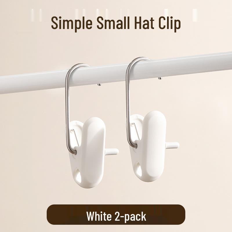 White No-Drill Telescopic Curtain Rod with Clips for Kitchen, Bathroom, and Cabinet.
