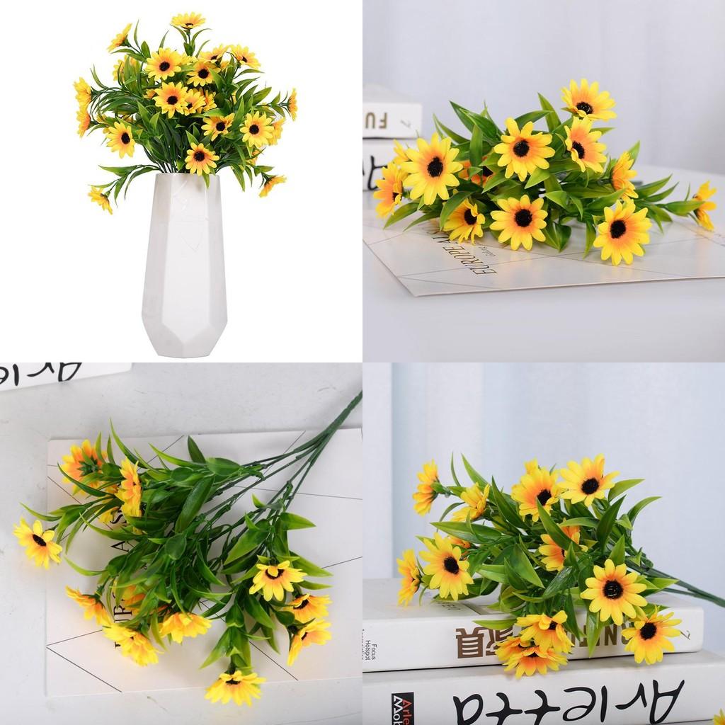 Artificial Small Daisy Flower Arrangement With Handcrafted Technique For Event And Home Use