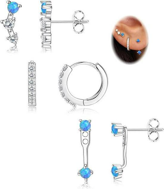 2024 Women's Electroplated Gold Earrings Set: 6-Piece European & American Style
