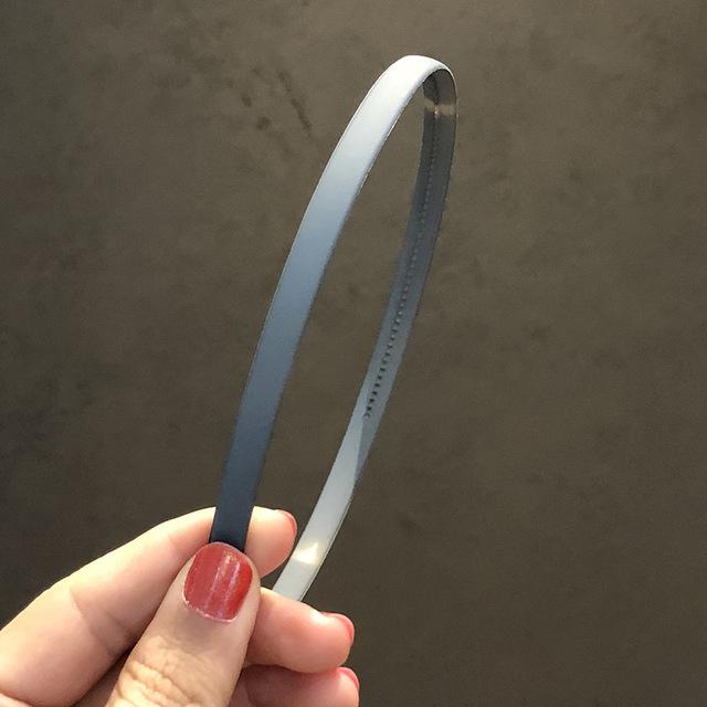 Vintage Headbands for Hair Woman Hair Band Simple Candy Color Chain Bezel for Hair Hair Hoop Headband Bezel Hair Accessories