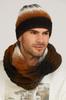 Rosario Men' Winter Hat in Shaded Red Color