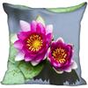 Luxury Home Decor Pillowcase Lotus Painting Art Pillowcase Living Room Sofa Cushion Cover