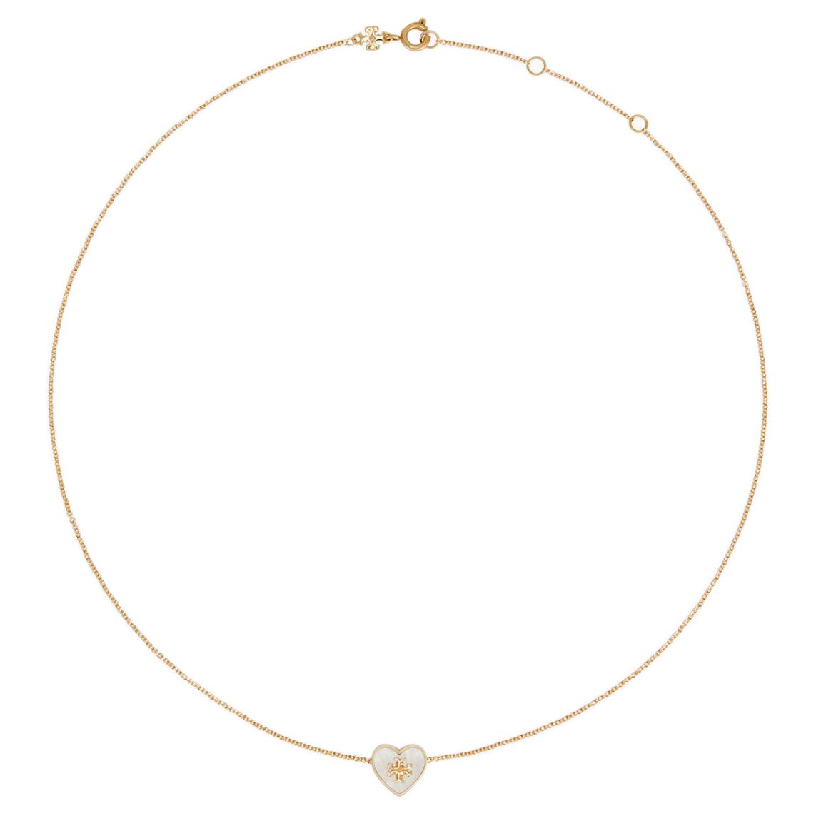 Tory Burch Logo Design Brass Necklace Unisex necklace Gold 160160-700 F,Gold