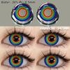 Eyeshare 1 paire de lentilles de contact Cosplay pour les yeux, lentilles multicolores Halloween, accessoires Anime, lentilles de couleur