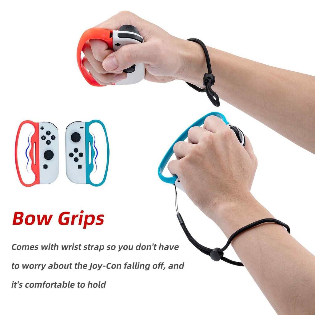 10 In 1 Sport Game Accessories Set for Nintendo Switch / Switch OLED Joy-Con