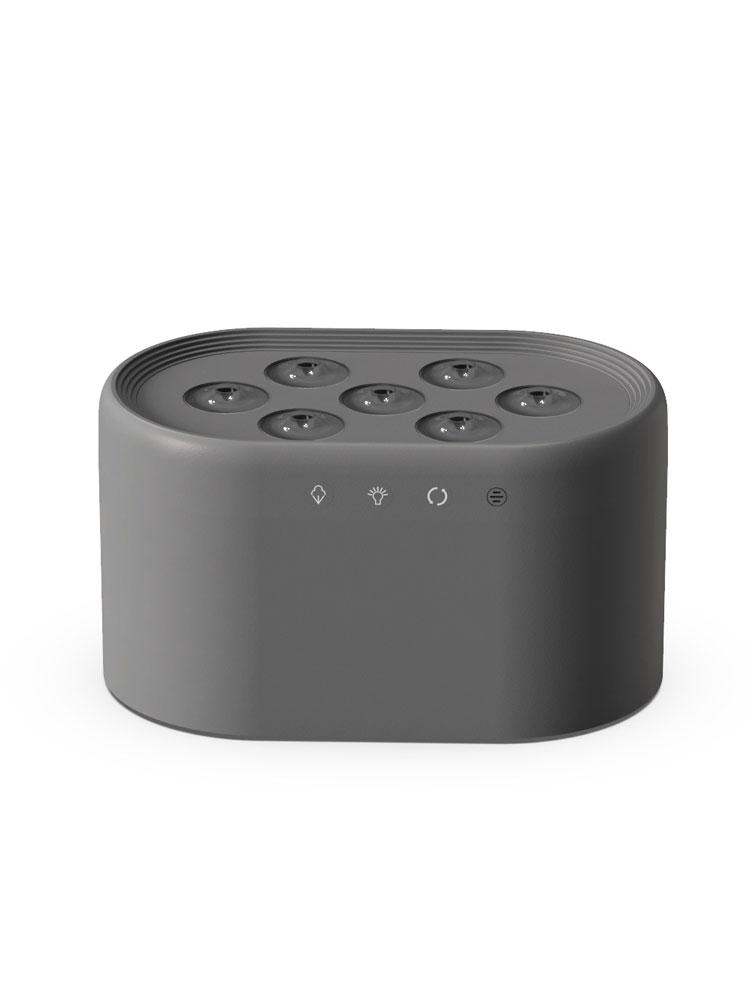 

Hogar 1000 мл USB увлажнитель воздуха большой емкости с динамичной цветной подсветкой 7 насадок густой туман распылитель для спальни водяной туман Replen CHINA&USB чёрный