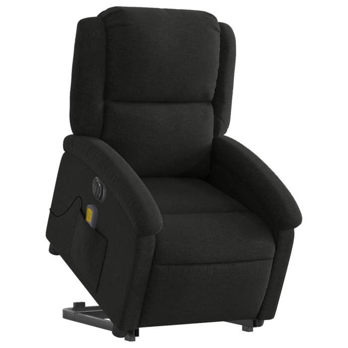 VidaXL Fauteuil Inclinable de Massage Électrique, Chaise de Relaxation avec Dossier et Repose-pied Réglables, Siège de 3204202